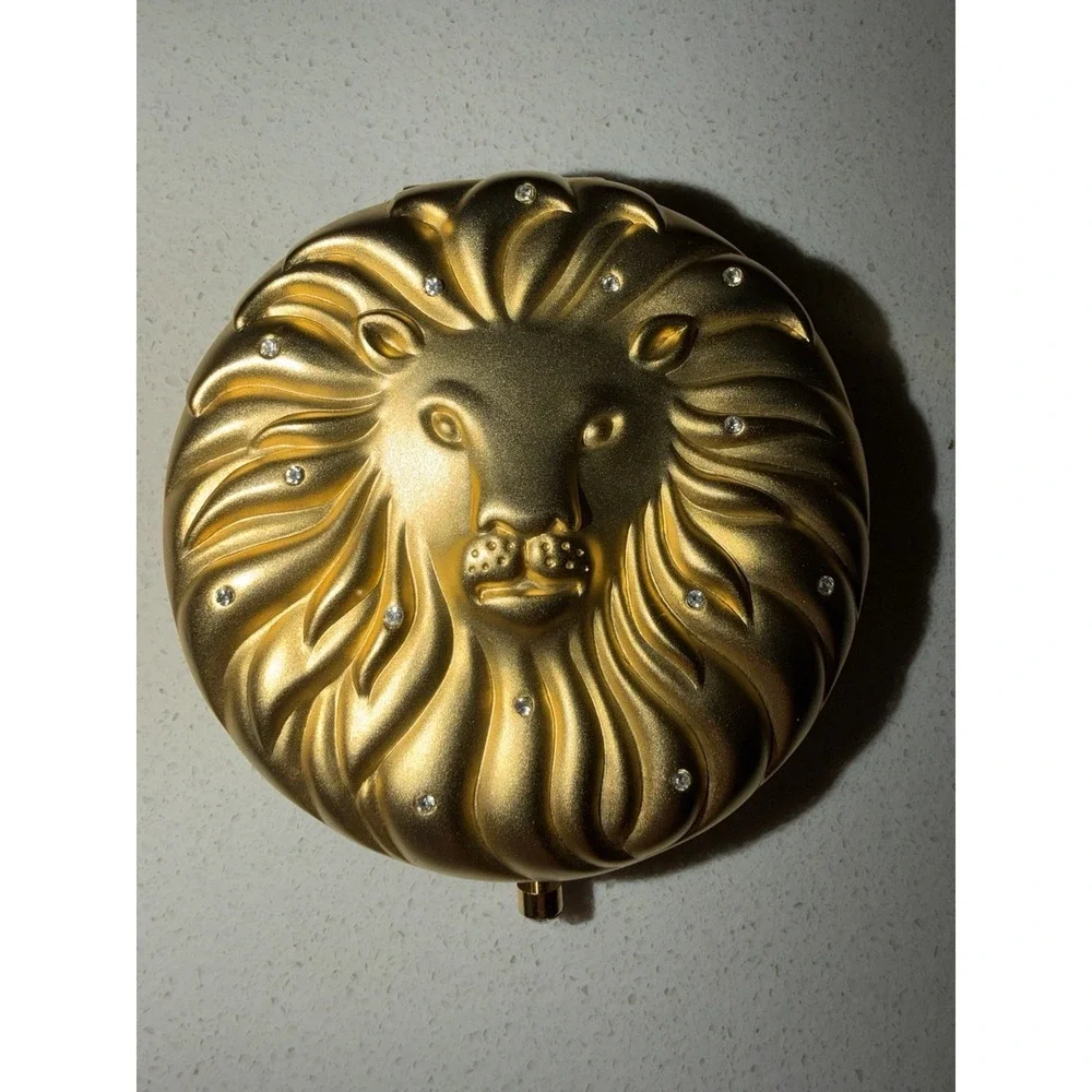 New Estee Lauder GOLDEN LEO Compact Lucidity Transparent #6 Pressed Powder